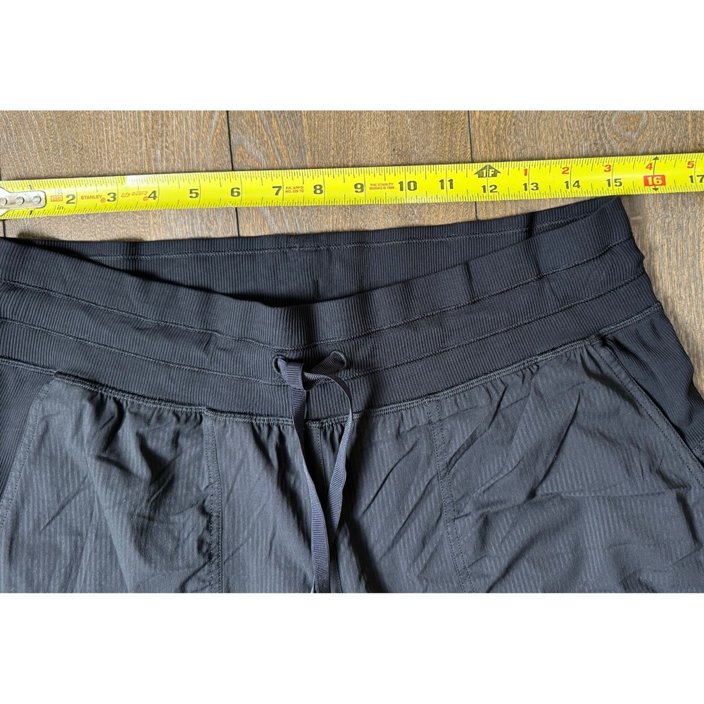 Lululemon Black Athletic Jogger Pants Womens Size 10 Drawstring Lightweight - Picture 6 of 7